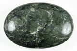 Polished Jade (Nephrite) Palm Stone - Afghanistan #217723-1